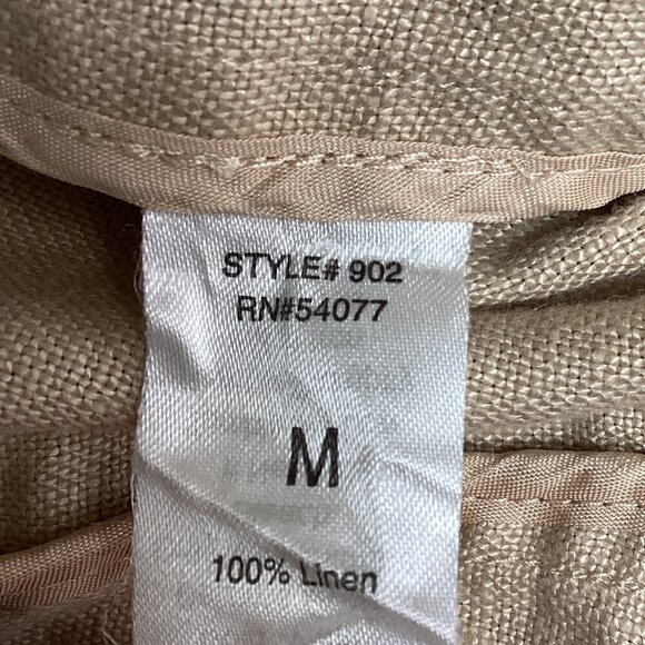 Cabi Linen Safari Blazer Style #902 Sz M Beige 178C - Picture 9 of 10